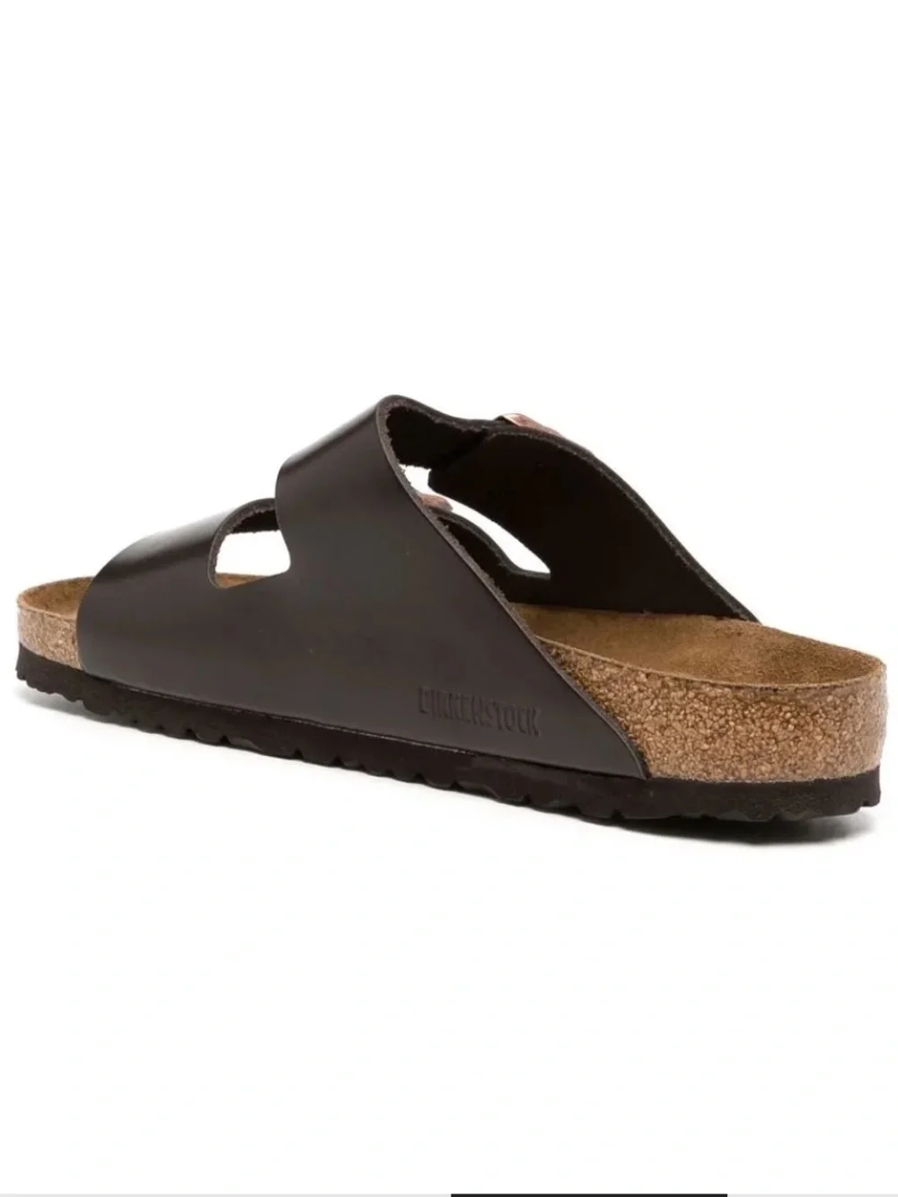 Birkenstock Arizona Soft Footbed sandals dark brown oiled leather Men Size 11